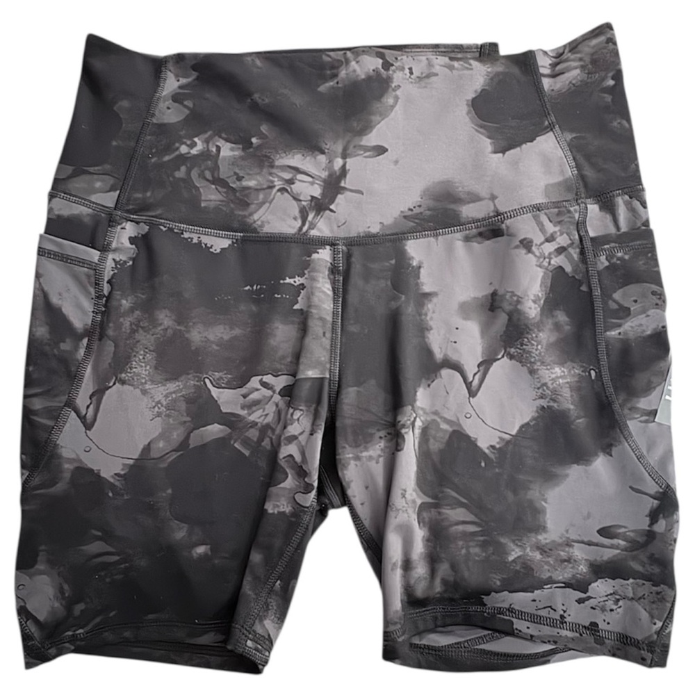 All in Motion Women's Athletic Shorts - Black and Gray